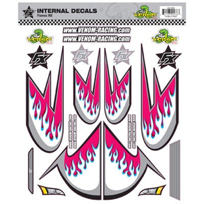Venom Internal Graphics - Hot Rod - Red