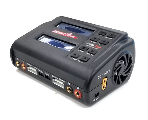 Ultra-Power Ultra Power UP200 DUO 200W Dual Port Multi-Chemistry AC/DC Charger, UPTUP200DUO