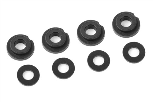 Team Corally Shock Body Insert and Washer Set - 1/8, C-00180-078, CORC-00180-078