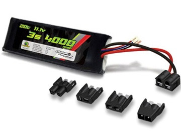 VENOM 20C 4000mAh 11.1V LiPo - UNI Plug, 1580