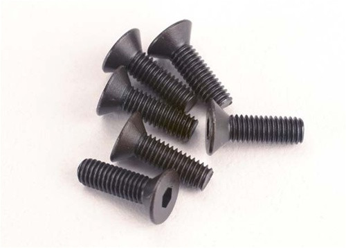 Traxxas 3x10mm Countersunk Machine Hex Screws, 2551, TRA2551