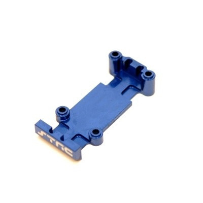 ST Racing Concepts Aluminum Rear HD Skid Plate for 1/16 E-Revo and Slash (Blue), 7037RB