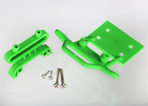 Traxxas Front Bumper and Mount Green - Monster Jam, 3621A