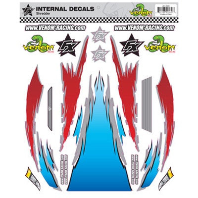 Venom Internal Graphics - Shredder - Red/White/Blue