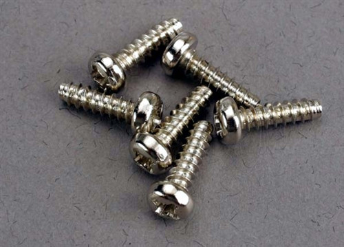 Traxxas Screws 3x10mm Roundhead Self-Tapping, 2675, TRA2675