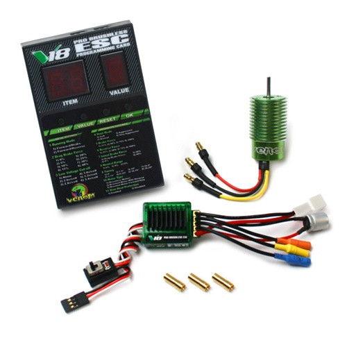 Venom V18 Pro-Brushless ESC System w/Card