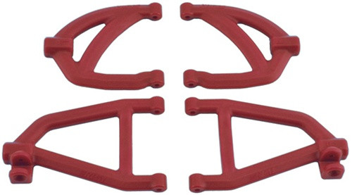 RPM Rear A-Arms for Traxxas 1/16th Slash 4x4 - Red, 80679