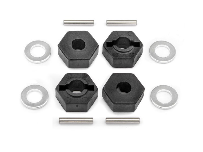 Maverick 12mm Wheel Hex Hub Set (4) for Quantum MT/XT, 150150, MVK150150