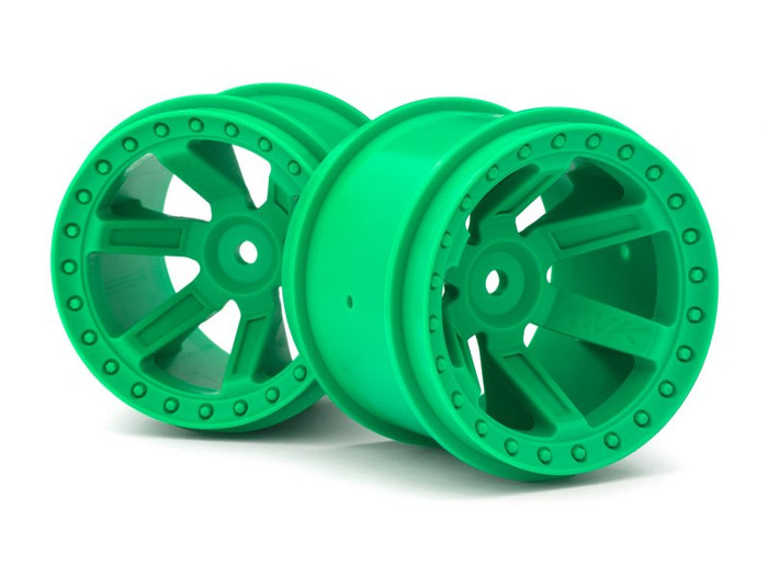 Maverick Green Wheels (2) for Quantum MT, 150161, MVK150161