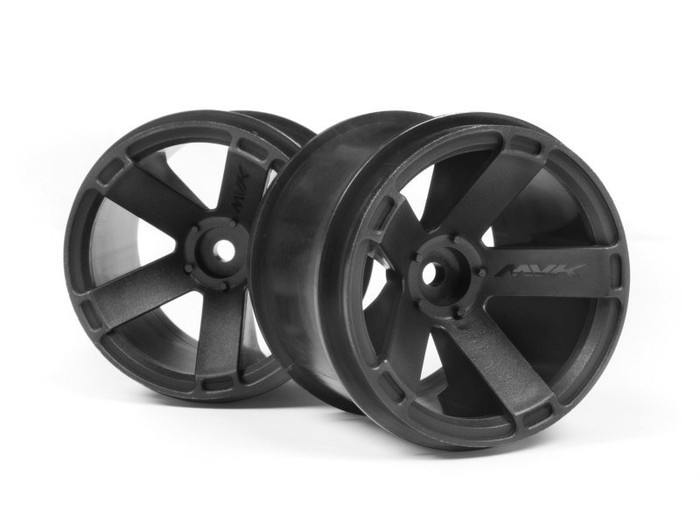 Maverick Black Wheels (2) for Quantum XT, 150163, MVK150163