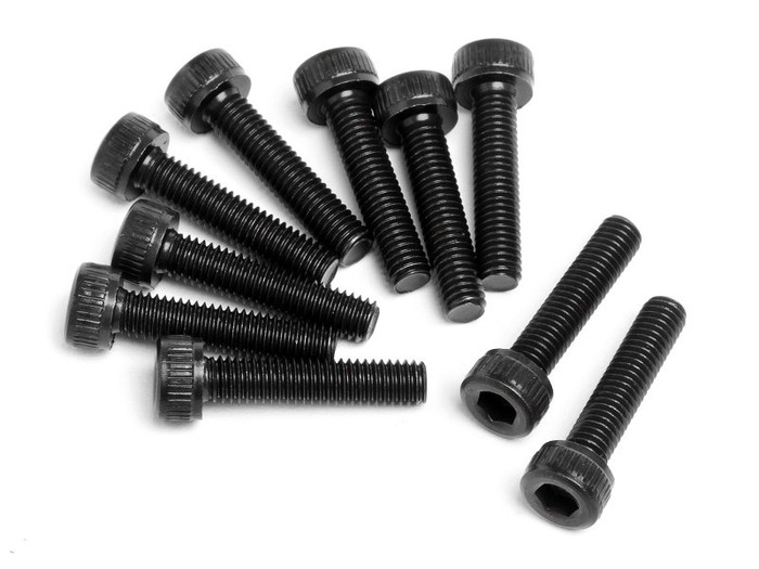 HPI Racing M3X14mm Hex Socket Cap Head Screws (10-pcs), 94368, HPI94368