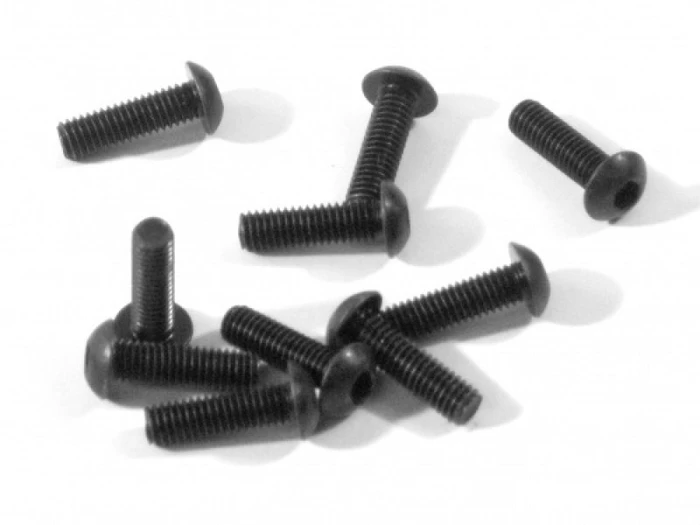 HPI Racing M3X10mm Hex Socket Button Head Screws (10-pcs), Z353, HPIZ353