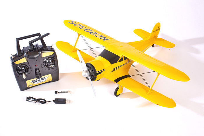 Rage Beechcraft Model 17 Staggerwing Micro RTF Airplane w/PASS, A1109B