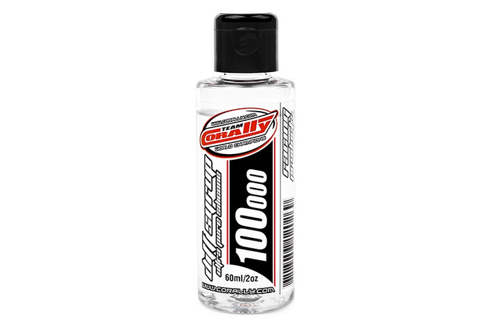 Team Corally 100000 CPS Ultra Pure Silicone Diff Oil Syrup - 60ml, 81600, COR81600