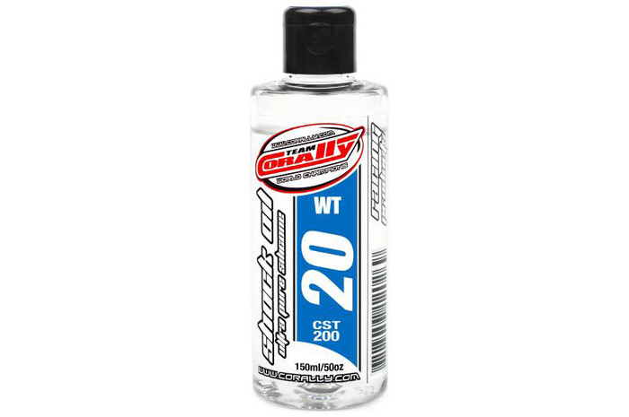 Team Corally 20Wt Ultra Pure Silicone Shock Oil - 150ml, 81920, COR81920