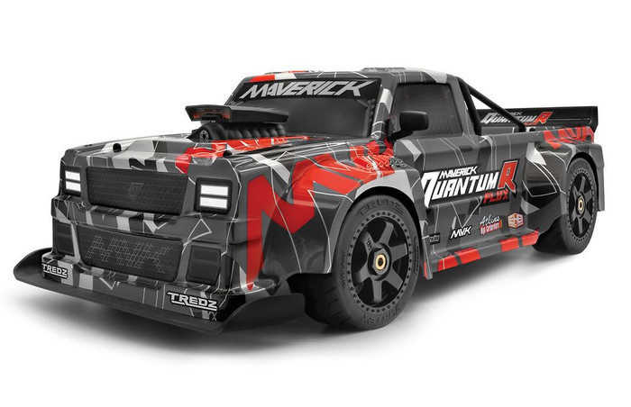 Maverick QuantumR Flux 4S 1/8 4WD Race Truck - Grey/Red, 150313
