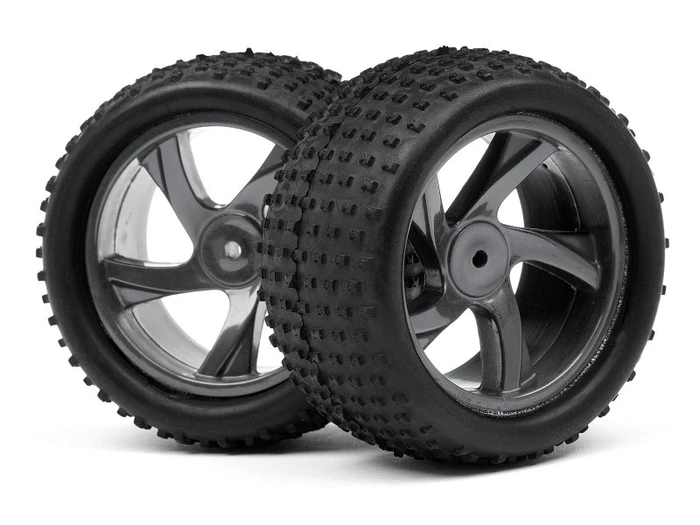 Maverick 1/18 Truggy Wheel and Tire Assembly for iON XT, 28047, MVK28047