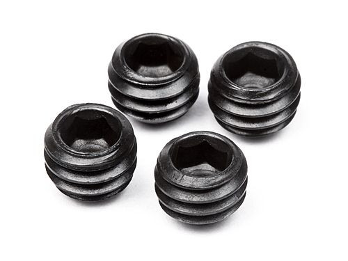 HPI Racing M4X3mm Set Screw (4-pcs), 100555, HPI100555