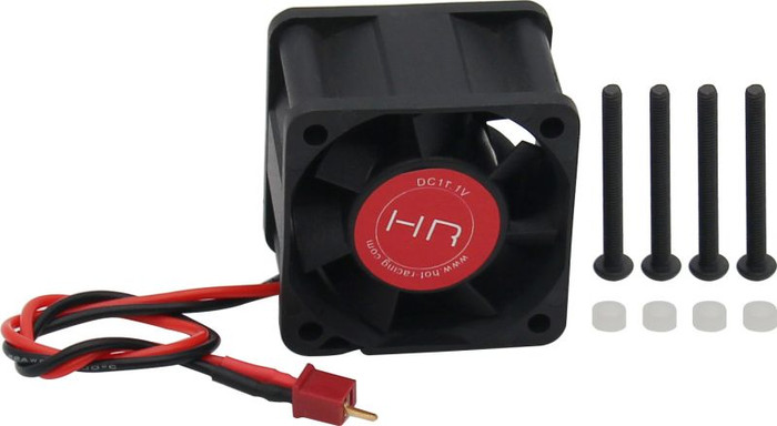 Hot Racing 40mm Twister Motor Cooling Fan with Plug, HRARAON404FP
