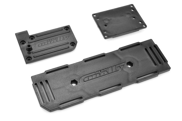 Team Corally Battery/ESC Holder Plates and Receiver Box Cover - Sketer 4S MT, C-00180-646, CORC-00180-646