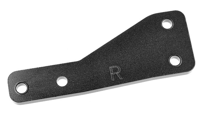 Team Corally Black Aluminum Rear Shock Tower Brace - Sketer 4S MT, C-00180-669, CORC-00180-669