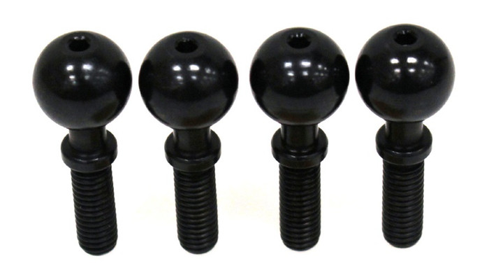 Team Corally Steel Pivot Balls Conical Shaft - 1/8, C-00180-123-1, CORC-00180-123-1