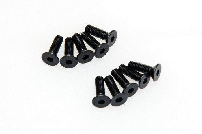 CEN Racing M3x10mm Flat Head Hex Socket Screw for DL-Series Ford F450, G36131, CEGG36131