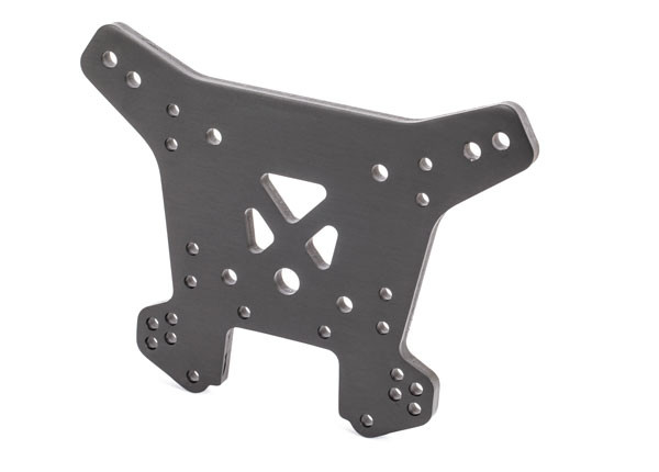 Traxxas Aluminum Rear Shock Tower for Sledge 1/8 Monster Truck - Gray, 9538A, TRA9538A