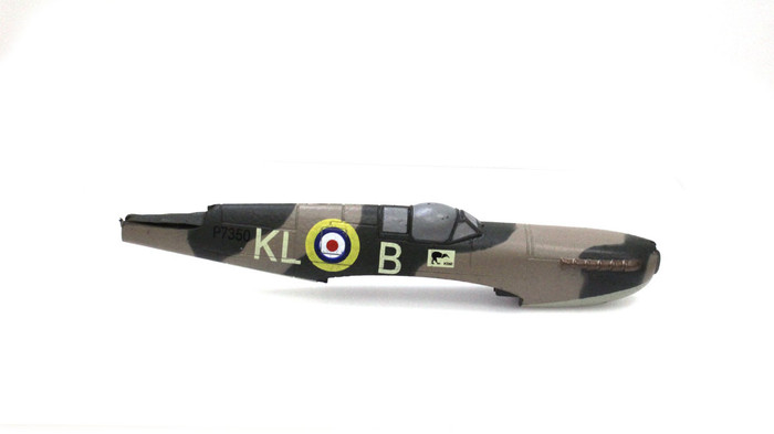 Rage Fuselage with Motor and Gearbox for Supermarine Spitfire Micro, A1331, RGRA1331
