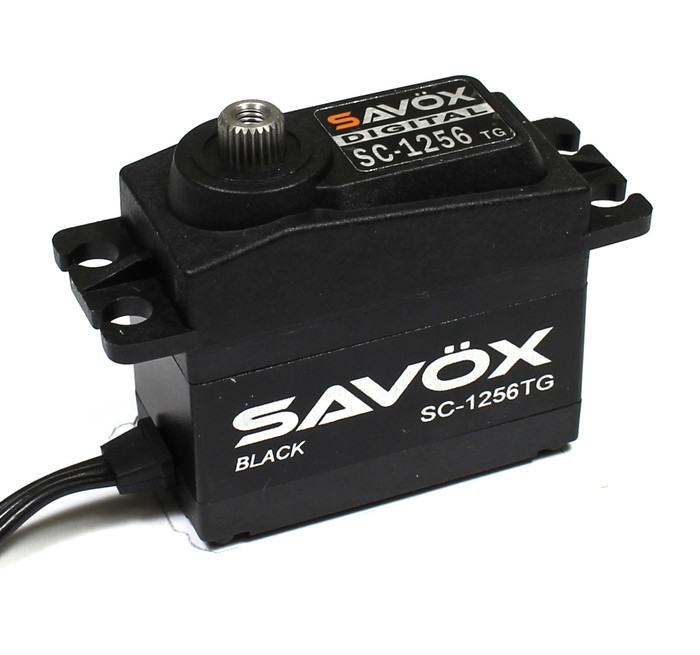 Savox SC-1256TG-BE Black Edition High Torque Titanium Gear Digital Servo