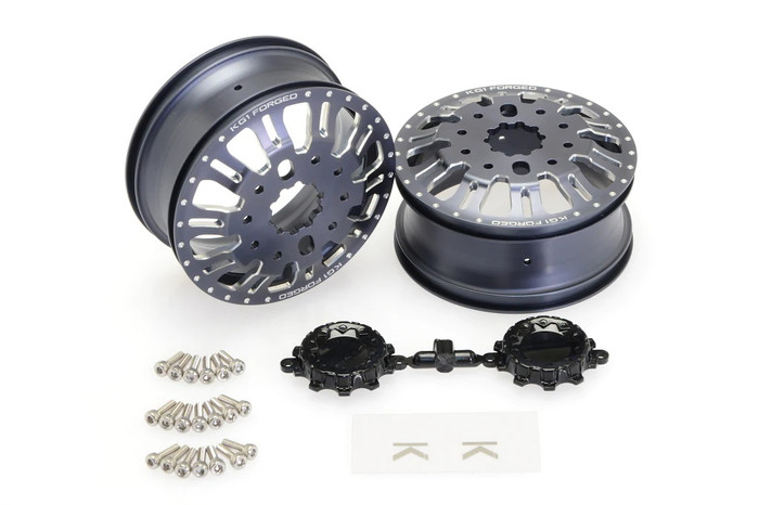 CEN Gunmetal KG1 KD004 CNC Metal Rear Dually Wheels for DL-Series Ford F450, CKD0658, CEGCKD0658