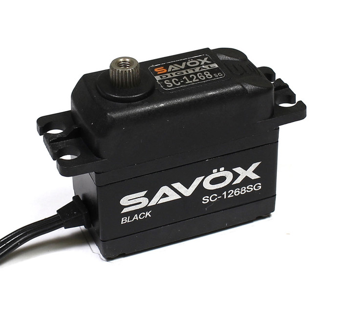 Savox SC-1268SG-BE Black Edition High Torque Digital Servo, SAVSC1268SG-BE