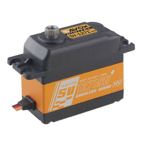 Savox SV-1271SGP High Voltage Coreless Digital Servo with Soft Start, SAVSV1271SGP