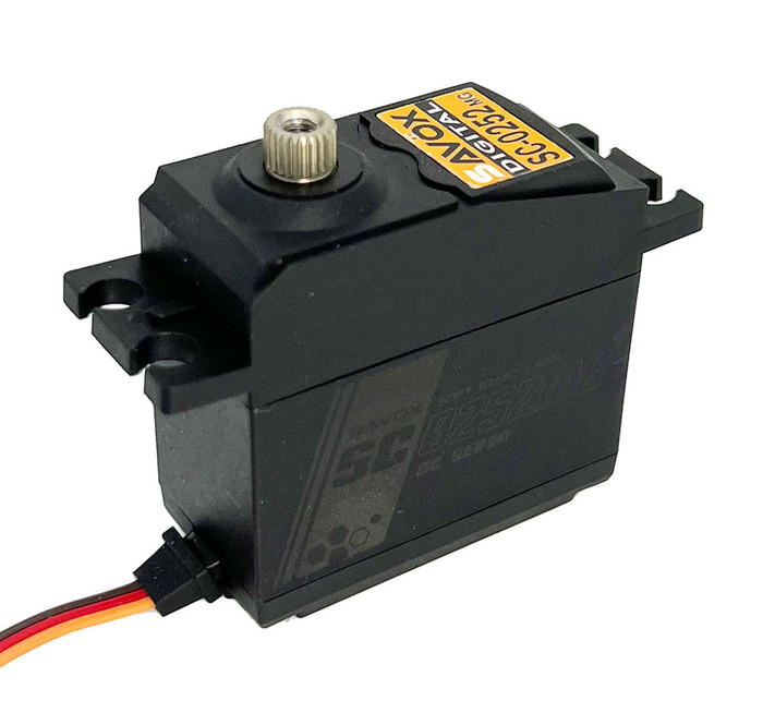 Savox SC-0252MGP Standard Digital Servo with Soft Start