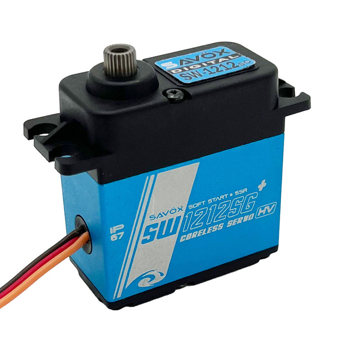 Savox SW-1212SGP Waterproof High-Torque High-Voltage Coreless Digital Servo, SAVSW1212SGP