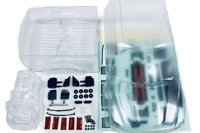 CEN Racing Complete Clear Body Set with Headlight Bracket for Ford F250, CD0910, CEGCD0910