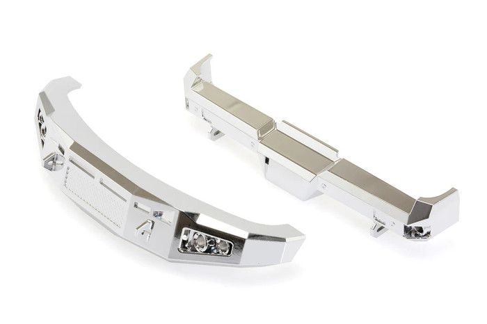 CEN KAOS Silver Chrome Front and Rear Bumper Set for F250 and F450, CKD0492, CEGCKD0492