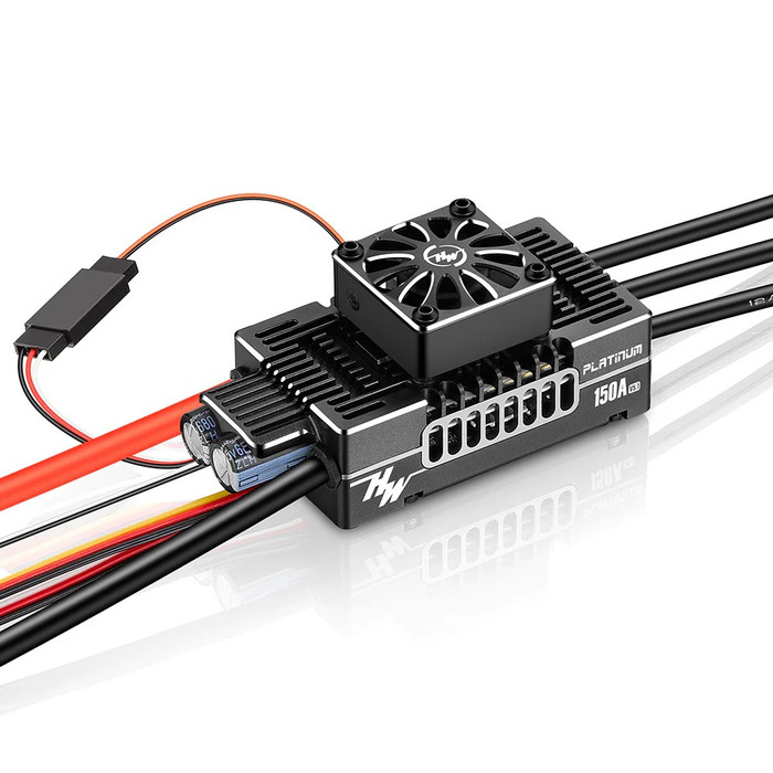 Hobbywing Platinum 150A V5.1 ESC for 520-580 Class Helicopters, 30203501, HWI30203501