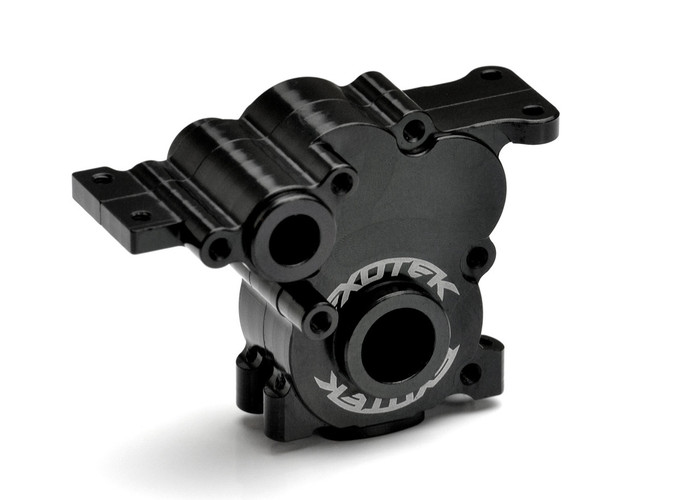 Exotek Black 7075 Alloy 4-Gear Gearbox for Team Associated DR10M, 2117, EXO2117