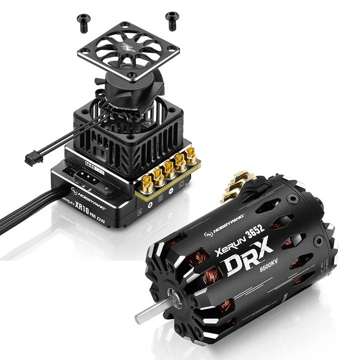 Hobbywing XR10 Pro ESC with Xerun DRX3652 8500KV Motor Combo, 38020434, HWI38020434