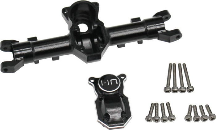 Hot Racing Front Axle Aluminum Case for Axial SCX24, HRASXTF1201