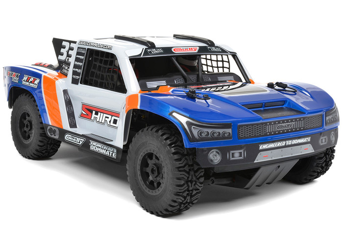 Team Corally Shiroi XP 6S 1/8 Short Course Truck Roller Version - Blue, C-00478-B, COR00478-B