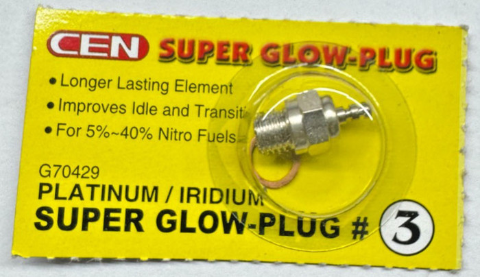 CEN Racing Super Glow Plug #3, G70429, CEGG70429