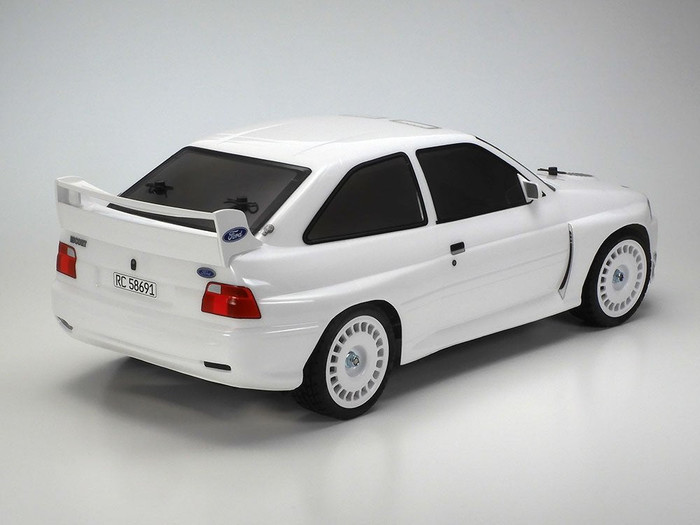 Tamiya 1/10 RC 1998 Ford Escort Custom Kit, w/ TT-02 Chassis
