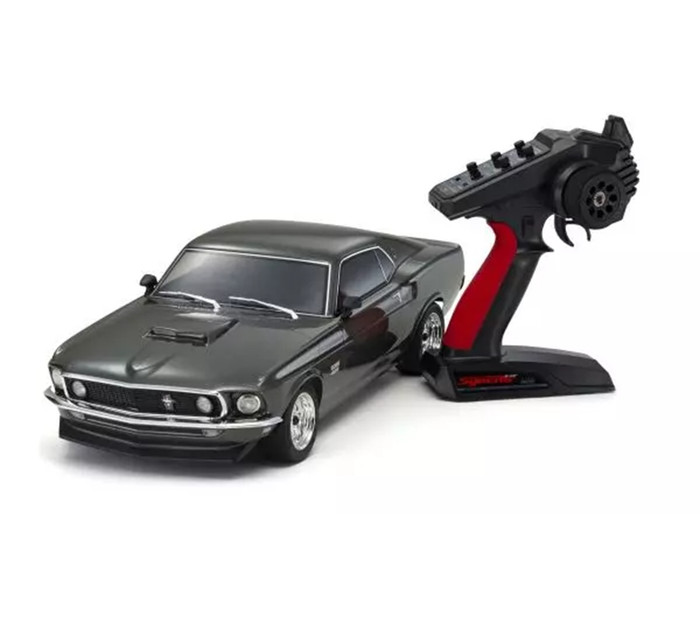 Kyosho 1:10 EP 4WD 1969 Ford Mustang Boss 429 Black Jade Readyset, KYO34437T1