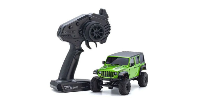 Kyosho Mini-Z 4x4 Jeep Wrangler Unlimited Rubicon w/Interco - KYO32536GR