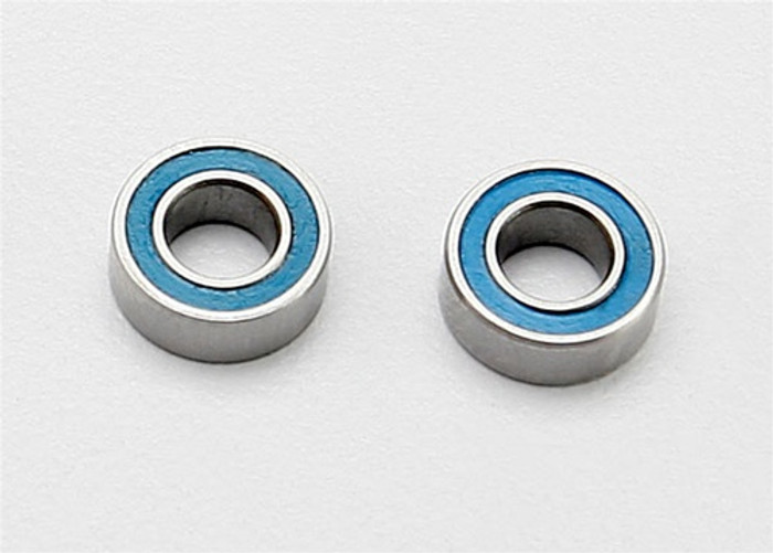 Traxxas Ball Bearings (blue rubber sealed, 4x8x3mm), 7019