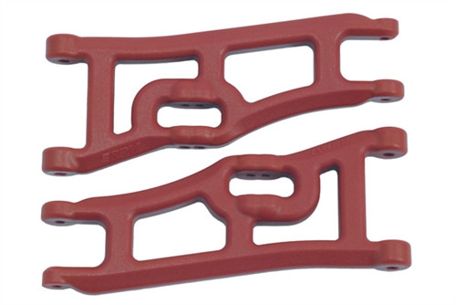 RPM Wide Front A-Arms for Traxxas Electric Rustler/Electric Stampede 2WD - Red, 70669