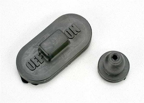 Traxxas Rubber Antenna Boot and On-Off Switch Cover for the Villain EX, 1574