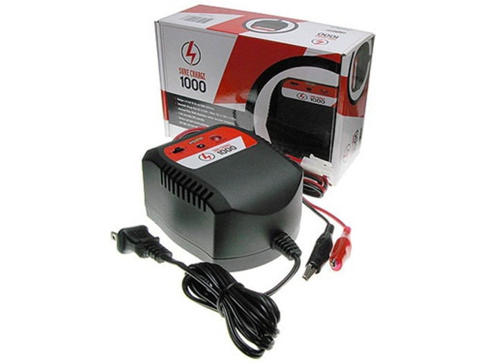 Racers Edge Sure Charge 1000 4-8 Cell AC/DC Peak Charger, SC1000